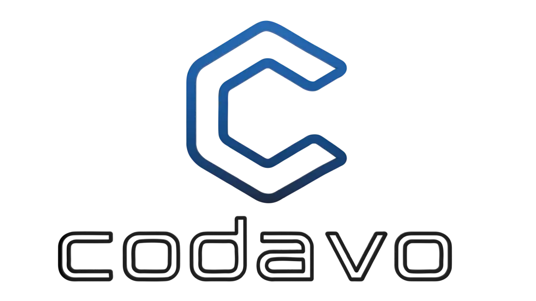 Das codavo Logo, in Blender animiert